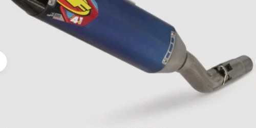 Beta FMF slip-on 4.1 RCT Titanium with carbon end cap 2020-2024 4 strokes
