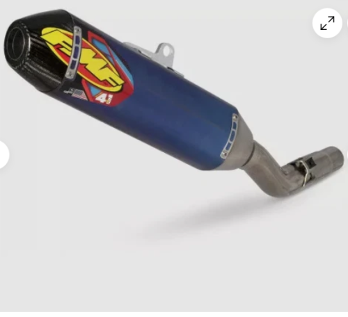 Beta FMF slip-on 4.1 RCT Titanium with carbon end cap 2020-2024 4 strokes